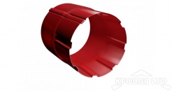 Соединитель трубы Грендлайн 90 мм RAL 3011 коричнево-красный