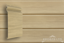 Сайдинг виниловый GL Natural-Брус Tundra  ясень  3,0 м