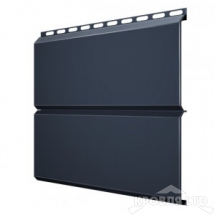 Сайдинг металлический Евробрус, Полиэстер RAL 7024 мокрый асфальт, толщина 0,45