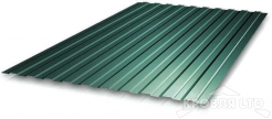 Профнастил С8, RAL 6005, толщина 0,35 для забора