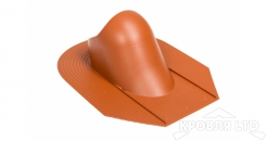 Основание для вентиляционной трубы Vilpe HUOPA/SLATE 110 –160 цвет кирпичный   для гибкой черепицы