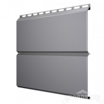 Сайдинг металлический Евробрус, Полиэстер RAL 7004 сигнальный серый, толщина 0,45