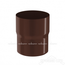 Соединитель трубы для водостока Aквасистем 90мм RAL 8017 шоколад