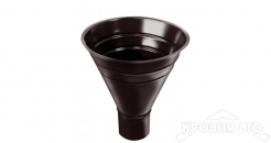 Воронка водосборная, Грендлайн 125/90 мм RAL 8017 шоколад