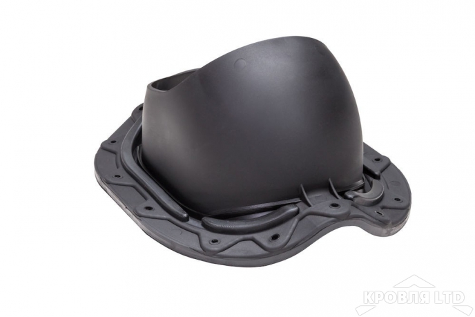 Основание для вентиляционной трубы Vilpe  MUOTOKATE 110 –160 цвет черный для металлочерепицы