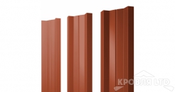 Штакетник М-образный А 0,5 Atlas RAL 8004 терракота