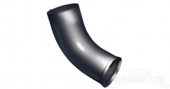 Колено стока Грендлайн 90 мм RAL 7024 мокрый асфальт