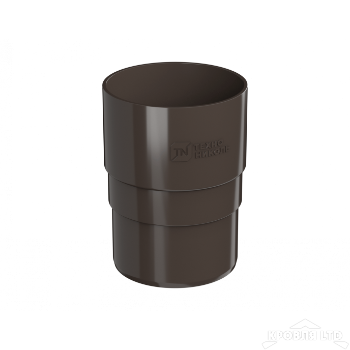 ТН ПВХ D125/82 ММ МУФТА ТРУБЫ ТЕМНО-КОРИЧНЕВЫЙ  Rall 8019