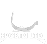 Крюк короткий для водостока 165мм Foramina PUR 150мм RAL 9003 белый