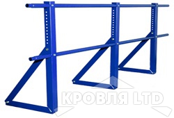 Кровельное ограждение Roofsystems серия ECONOM H-900 d25, Полиэстер RAL 5005 синий насыщенный, 3м