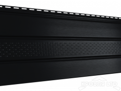 Софит PRO Ю пласт центральная перфорация цвет черный 3м