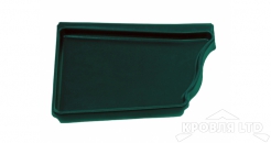 Заглушка левая Vortex 125/90 RAL 6005 зеленый мох