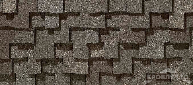 Гибкая черепица Certain Teed коллекция Presidential Shake TL цвет Country Gray