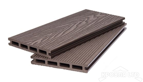 Террасная доска POLIVAN SINGARAJA темно-коричневый 20*140*4000