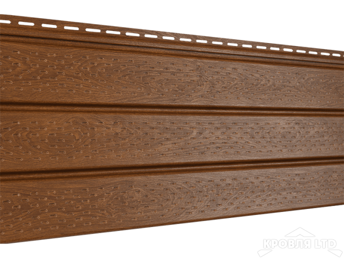 Софит PRO Ю пласт полная перфорация золотой дуб 3м