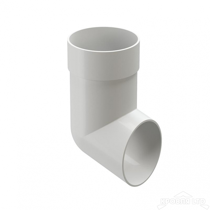 Наконечник трубы (отмёт) для водостока Деке Премиум  пломбир