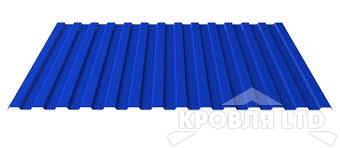 Профнастил С9, Полиэстер RAL 5002 ультрамариново-синий, толщина 0,45