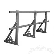 Кровельное ограждение Roofsystems серия ELITE H-900 40*20, Полиэстер RAL 7024 серый графит, 3м