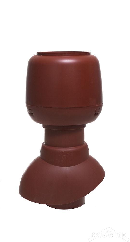 Вентиляционный выход Vilpe 110/200 с колпаком цвет красный