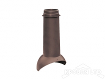 Выход вентиляции Pipe-VT KROVENT коричневый