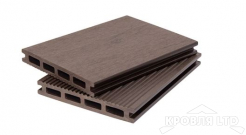 Террасная доска POLIVAN DENPASAR BRUSHING MIX темно-коричневый 20*140*2900