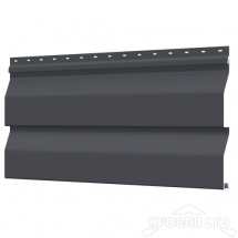 Сайдинг металлический Корабельная Доска, RAL 7024 Серый Графит, толщина 0,45