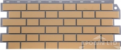 Фасадная панель FineBer Кирпич облицовочный желтый