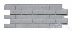 Фасадная панель Grand Line "Состаренный кирпич" Classic серый