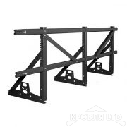 Кровельное ограждение Roofsystems серия PRESTIGE ZN H-600 45*25 EURO, Полиэстер RAL 9005 черный, 3м