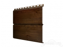 Сайдинг металлический Евробрус, под дерево Antique Dub, толщина 0,45