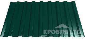 Профнастил С20, Полиэстер RAL 6005 зеленый мох, толщина 0,4