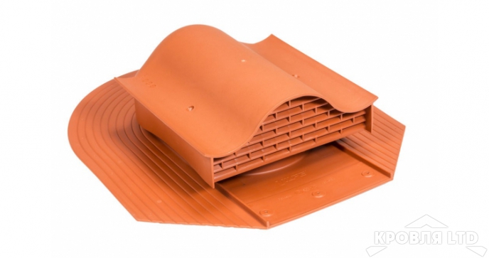 Аэратор кровельный HUOPA - KTV  цвет кирпичный для гибкой черепицы или фальцевой кровли