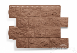 Фасадная панель Альта-Профиль Туф Эко Терракотовый