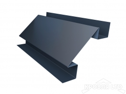 Планка угла внутреннего сложного, Полиэстер RAL 7024 мокрый асфальт, толщина 0,45