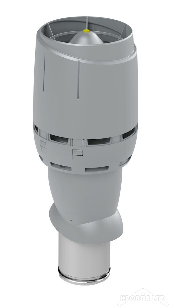 Вентиляционный выход Vilpe FLOW 160P/IS/500 цвет светло серый