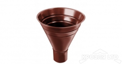 Воронка водосборная, Грендлайн 125/90 мм RAL 8004 терракота