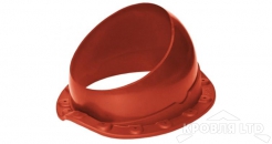 Основание для вентеляционной трубы Krovent Base-VT Wave 125/150 красный для металлочерепицы