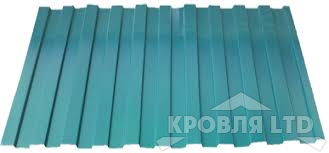 Профнастил С8, Полиэстер RAL 5021 морская волна, толщина 0,5