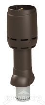 Вентиляционный выход Vilpe FLOW 125P/IS/700 цвет коричневый