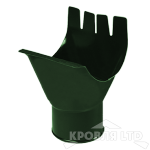 Воронка для водостока Foramina PUR 125/100мм RAL 6005 зеленый мох