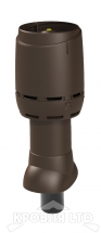 Вентиляционный выход Vilpe FLOW 110P/IS/350 цвет коричневый