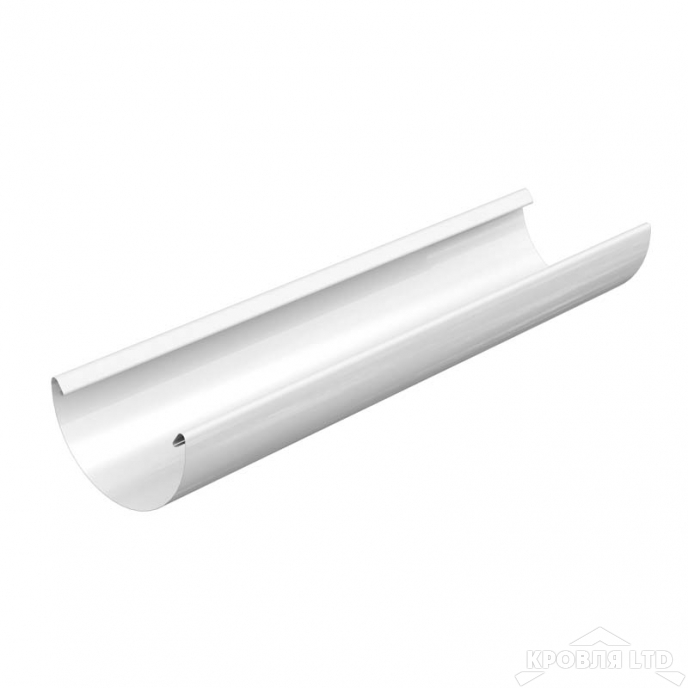 Желоб водосточный 3м Проект 185/150 Ral 9003 Белый