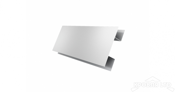 Планка H-профиль, Полиэстер RAL 9003 сигнальный белый, толщина 0,45