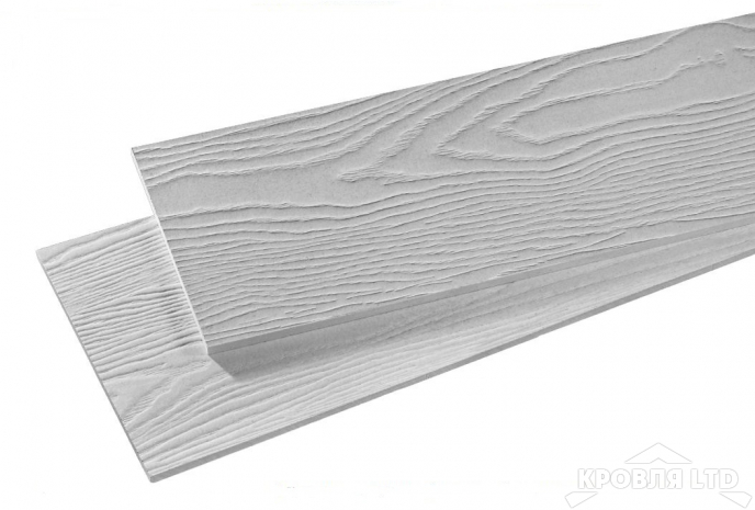 Фасадная Панель Фибратек 3000x100x8мм белая "Сибирская лиственница"