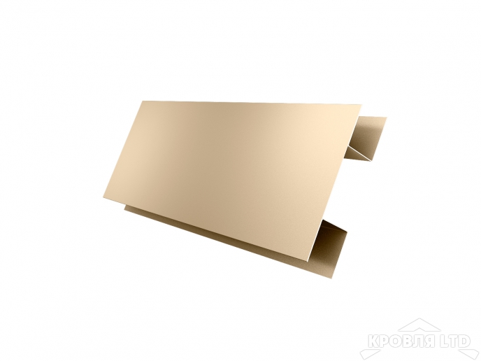 Планка H-профиль, Полиэстер RAL 1015 светлая слоновая кость, толщина 0,45