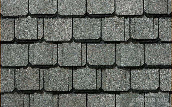 Гибкая черепица Certain Teed коллекция Grand Manor Shangle цвет Heirloom Silver