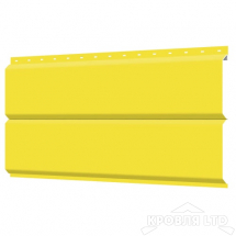 Сайдинг металлический Евробрус RAL 1018 Желтый, толщина 0,45