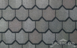 Гибкая черепица Certain Teed коллекция Carriage House Shangle цвет Colonial Slate