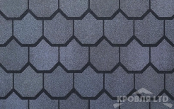 Гибкая черепица Certain Teed коллекция Carriage House Shangle цвет   Victorian Blue