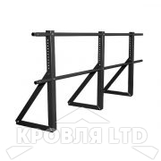 Кровельное ограждение Roofsystems серия ECONOM H-600 d25, Полиэстер RAL 9005 черный, 3м